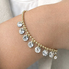 Load image into Gallery viewer, lots of sparkle CZ bracelet
