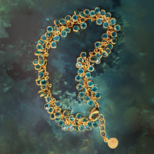 Load image into Gallery viewer, blue zircon fridge crystal bracelet
