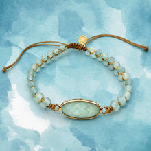 Load image into Gallery viewer, Natural Aventurine Braided Bracelet
