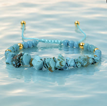 Load image into Gallery viewer, aventurine pebble bolo bracelet
