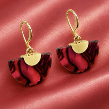 Load image into Gallery viewer, autumn boho fan earrings
