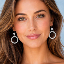 Load image into Gallery viewer, cristalli pave earrings
